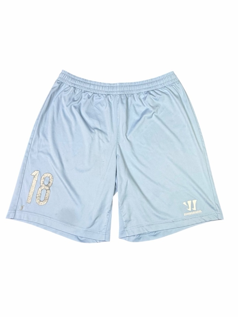 10/$25🦋 Warrior Baby Blue & White "Number 18" Basketball Shorts - Size XL